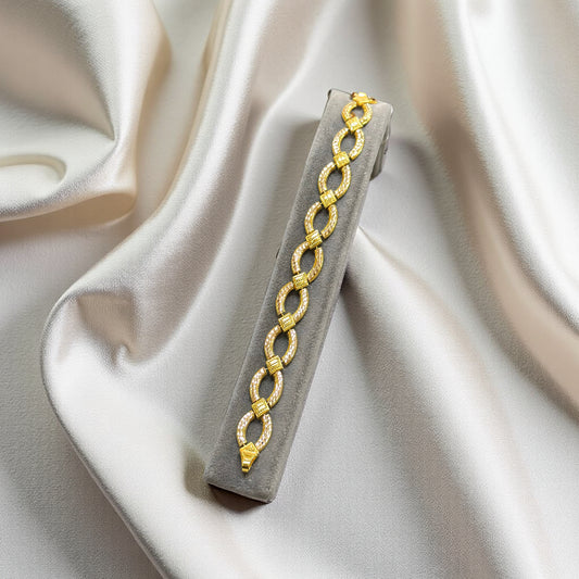 14 Ayar Altın Halkalı Kadın Bileklik