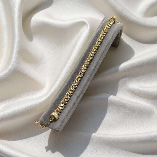 14 Ayar Altın Dorika Tasarım Kadın Bileklik