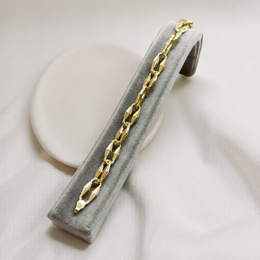 14 Ayar Altın Mızrak Halkalı Kadın Bileklik